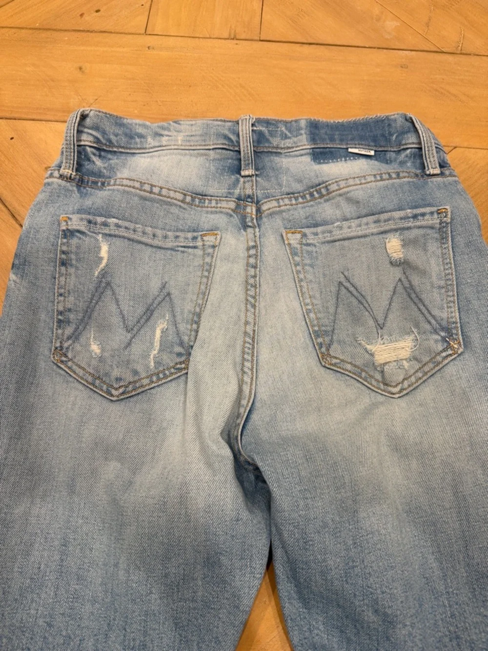 MOTHER The Tomcat The Confession Distressed Skinny Jeans Size 24 - Picture 3 of 11